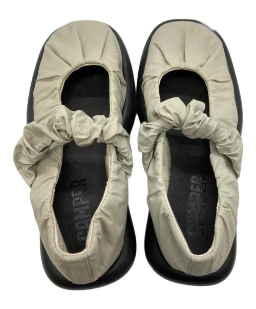 CAMPER（カンペール）CAMPER (カンペール) フラットシューズ ライトグレー サイズ:24cmの古着・服飾アイテム