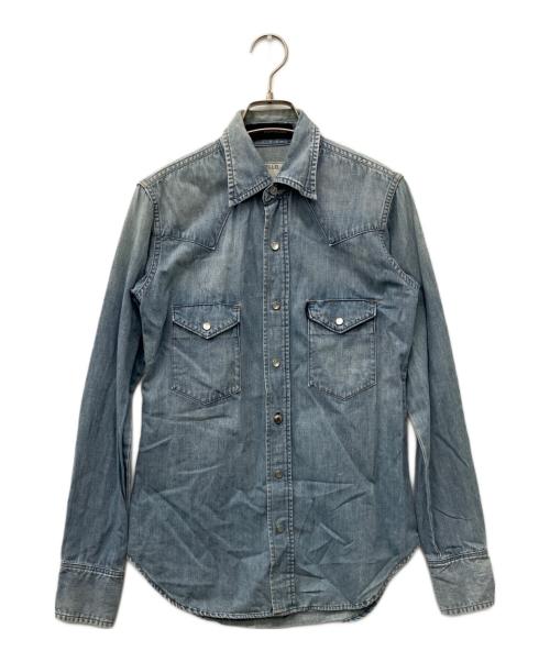MADISON BLUE（マディソンブルー）MADISON BLUE (マディソンブルー) ウエスタンデニムシャツ インディゴ サイズ:XSの古着・服飾アイテム