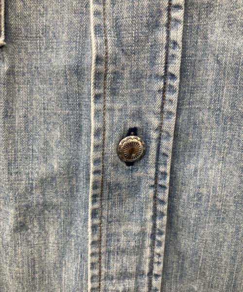 MADISON BLUE（マディソンブルー）MADISON BLUE (マディソンブルー) ウエスタンデニムシャツ インディゴ サイズ:XSの古着・服飾アイテム