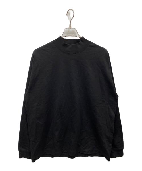 ATON（エイトン）ATON (エイトン) 12/-AIR SPINNING MOCKNECK PULLOVER ブラック サイズ:6の古着・服飾アイテム