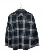 Traditional Weatherwearトラディショナルウェザーウェア）の古着「SOUTHWARK シャツジャケット」｜グリーン