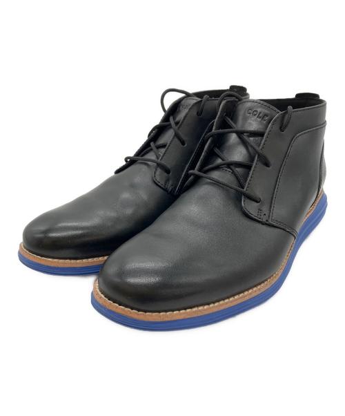 COLE HAAN（コールハーン）COLE HAAN (コールハーン) オリジナルグランド チャッカブーツ ブラック×ブルー サイズ:SIZE 8 1/2の古着・服飾アイテム