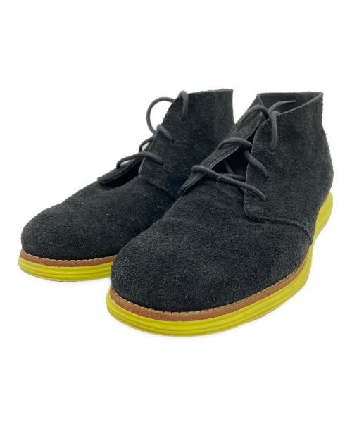COLE HAAN（コールハーン）COLE HAAN (コールハーン) LUNARGRAND チャッカーブーツ ブラック×イエロー サイズ:SIZE 9の古着・服飾アイテム