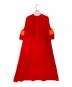 CFCL (シーエフシーエル) POTTERY SHORT BELL SLEEVE FLARE DRESS レッド サイズ:3：35000円
