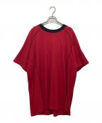 Y/PROJECTワイ プロジェクト）の古着「変形鹿の子Tシャツ」｜レッド