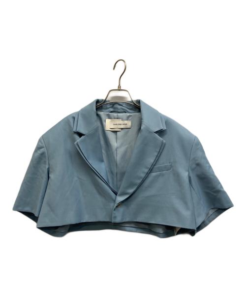 FenG CHen WANG（フェンチェンワン）FenG CHen WANG (フェンチェンワン) Cropped Blaze ライトブルー サイズ:Sの古着・服飾アイテム