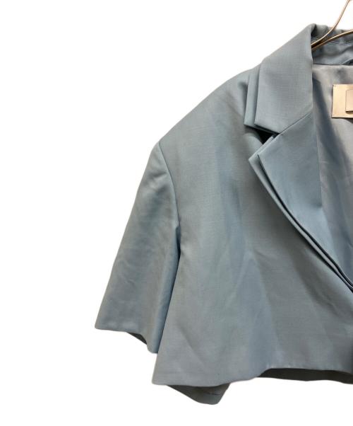 FenG CHen WANG（フェンチェンワン）FenG CHen WANG (フェンチェンワン) Cropped Blaze ライトブルー サイズ:Sの古着・服飾アイテム