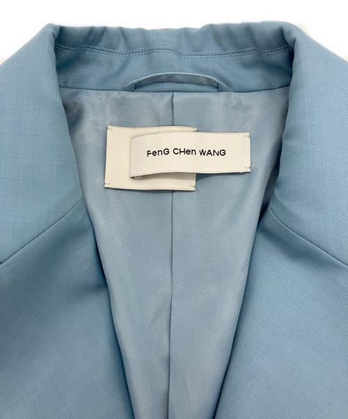 FenG CHen WANG（フェンチェンワン）FenG CHen WANG (フェンチェンワン) Cropped Blaze ライトブルー サイズ:Sの古着・服飾アイテム