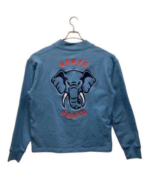 KENZO（ケンゾー）KENZO (ケンゾー) KEN ZO CLASSIC CARDIGAN ライトブルー サイズ:Lの古着・服飾アイテム