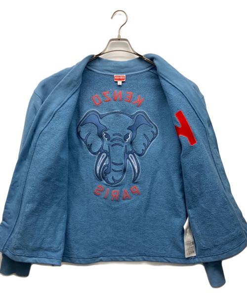 KENZO（ケンゾー）KENZO (ケンゾー) KEN ZO CLASSIC CARDIGAN ライトブルー サイズ:Lの古着・服飾アイテム