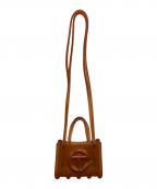 TELFAR×melissaテルファー×メリッサ）の古着「SMALL JELLY SHOPPER BAG」｜ブラウン