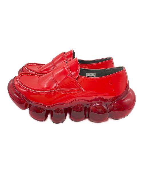 grounds（グラウンズ）grounds (グラウンズ) JEWELRY LOAFER/ジュエリー ローファー レッド サイズ:US8の古着・服飾アイテム