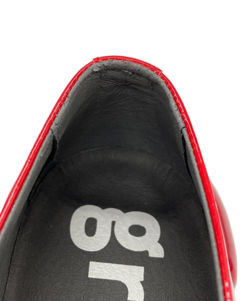 grounds（グラウンズ）grounds (グラウンズ) JEWELRY LOAFER/ジュエリー ローファー レッド サイズ:US8の古着・服飾アイテム