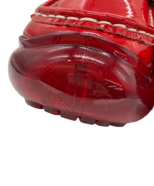 grounds（グラウンズ）grounds (グラウンズ) JEWELRY LOAFER/ジュエリー ローファー レッド サイズ:US8の古着・服飾アイテム