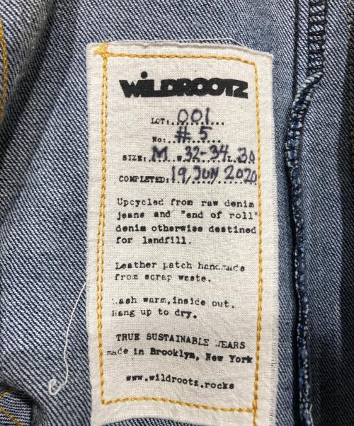 WILDROOTZ（ワイルドルーツ）WILDROOTZ (ワイルドルーツ) パッチワークデニムパンツ インディゴ サイズ:Mの古着・服飾アイテム