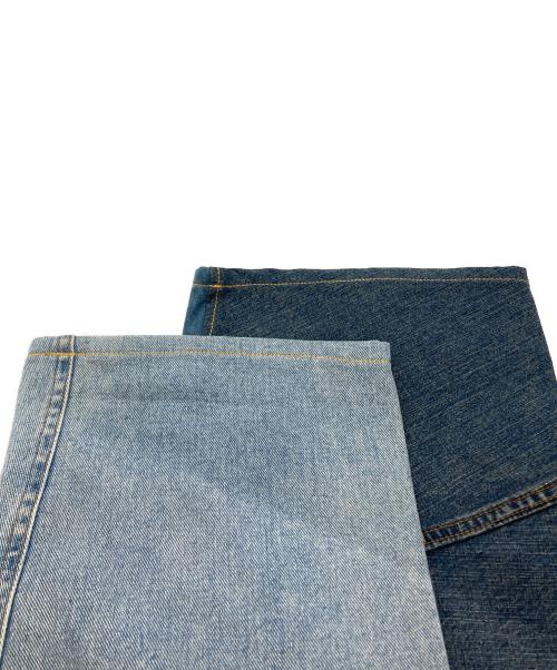 WILDROOTZ（ワイルドルーツ）WILDROOTZ (ワイルドルーツ) パッチワークデニムパンツ インディゴ サイズ:Mの古着・服飾アイテム