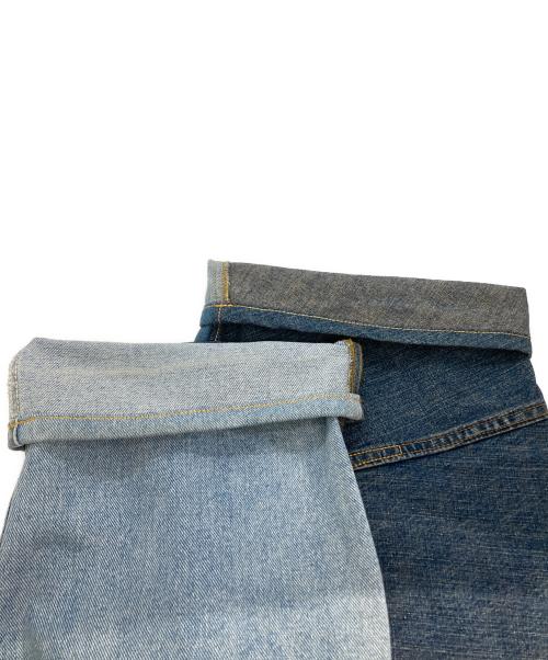 WILDROOTZ（ワイルドルーツ）WILDROOTZ (ワイルドルーツ) パッチワークデニムパンツ インディゴ サイズ:Mの古着・服飾アイテム