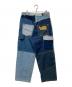 WILDROOTZ (ワイルドルーツ) パッチワークデニムパンツ インディゴ サイズ:M：40000円