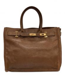 SITA PARANTICA（シータパランティカ）の古着「レザートートバッグL」｜ブラウン