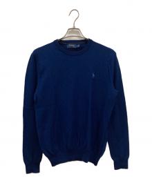 POLO RALPH LAUREN（ポロ・ラルフローレン）の古着「シルクカシミヤ混ニット」｜ネイビー