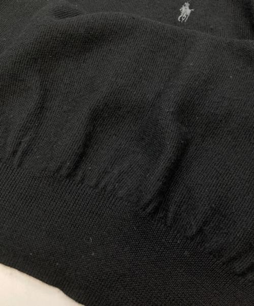 POLO RALPH LAUREN（ポロ・ラルフローレン）POLO RALPH LAUREN (ポロ・ラルフローレン) シルクカシミヤ混ニット ブラック サイズ:Sの古着・服飾アイテム