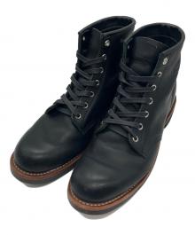 CHIPPEWA（チペワ）の古着「レースアップブーツ」｜ブラック