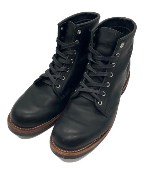 CHIPPEWA（チペワ）CHIPPEWA (チペワ) レースアップブーツ ブラック サイズ:下記参照の古着・服飾アイテム