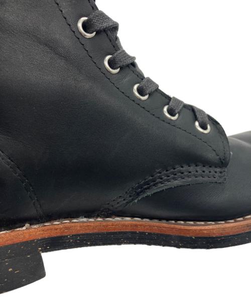 CHIPPEWA（チペワ）CHIPPEWA (チペワ) レースアップブーツ ブラック サイズ:下記参照の古着・服飾アイテム