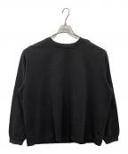 SandWaterrサンドウォーター）の古着「ORGANIZED TEE LS / COTTON JERSEY」｜ブラック