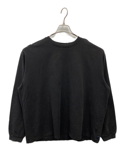 SandWaterr（サンドウォーター）SANDWATERR (サンドウォーター) ORGANIZED TEE LS / COTTON JERSEY ブラック サイズ:2の古着・服飾アイテム