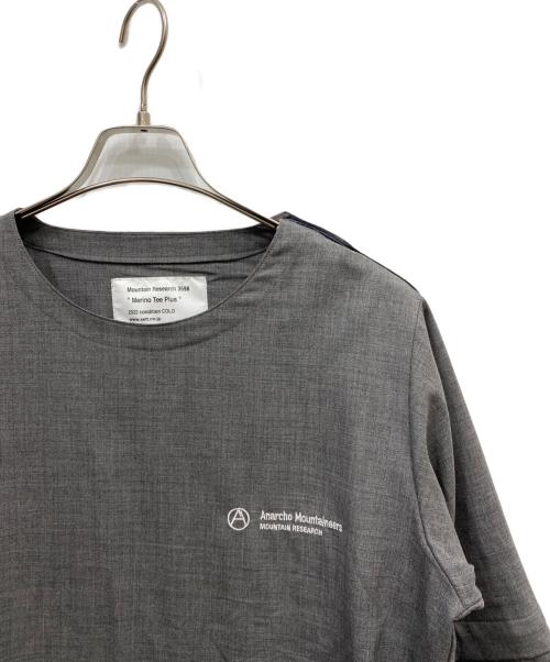 MOUNTAIN RESEARCH（マウンテンリサーチ）MOUNTAIN RESEARCH (マウンテンリサーチ) Merino Tee Plus グレー サイズ:Mの古着・服飾アイテム