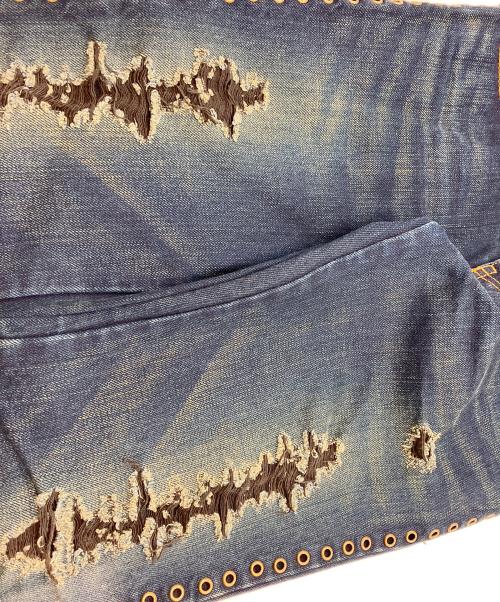 L.G.B（ルグランブルー）L.G.B (ルグランブルー) フリンジブーツカットジーンズ ブルー サイズ:27の古着・服飾アイテム