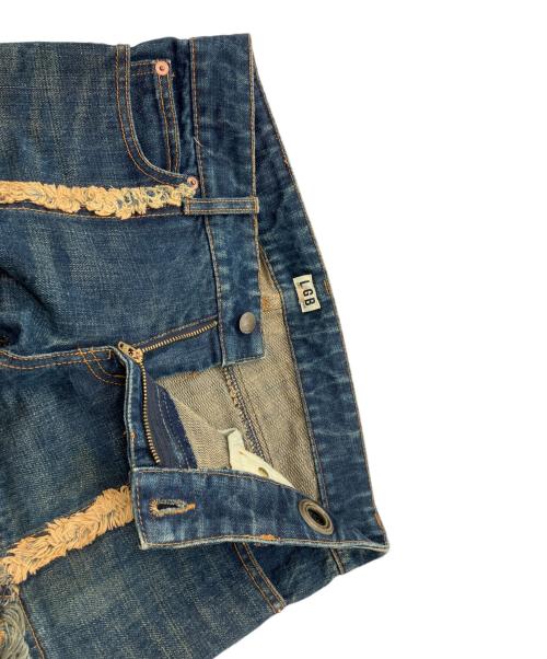 L.G.B（ルグランブルー）L.G.B (ルグランブルー) フリンジフレアデニムパンツ インディゴ サイズ:29の古着・服飾アイテム