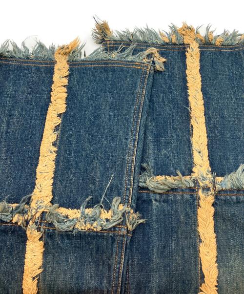 L.G.B（ルグランブルー）L.G.B (ルグランブルー) フリンジフレアデニムパンツ インディゴ サイズ:29の古着・服飾アイテム