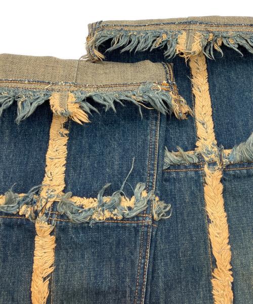 L.G.B（ルグランブルー）L.G.B (ルグランブルー) フリンジフレアデニムパンツ インディゴ サイズ:29の古着・服飾アイテム