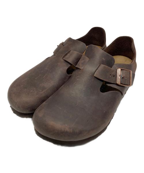 BIRKENSTOCK（ビルケンシュトック）BIRKENSTOCK (ビルケンシュトック) LONDON BS ロンドン バックルストラップ ブラウン サイズ:38の古着・服飾アイテム