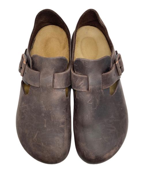 BIRKENSTOCK（ビルケンシュトック）BIRKENSTOCK (ビルケンシュトック) LONDON BS ロンドン バックルストラップ ブラウン サイズ:38の古着・服飾アイテム