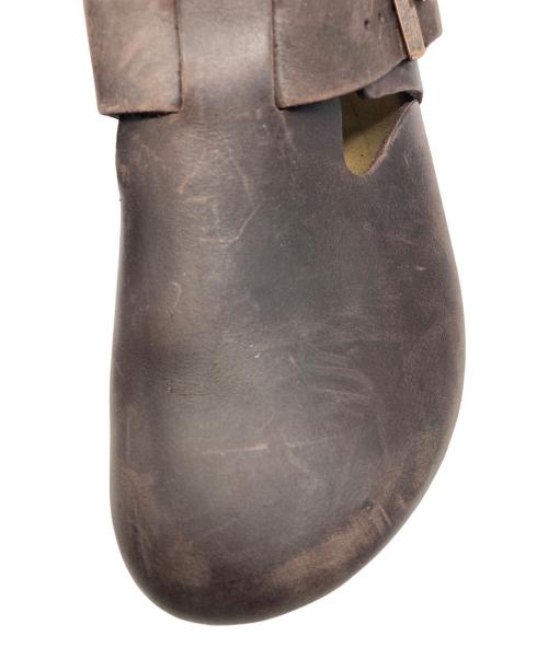 BIRKENSTOCK（ビルケンシュトック）BIRKENSTOCK (ビルケンシュトック) LONDON BS ロンドン バックルストラップ ブラウン サイズ:38の古着・服飾アイテム