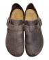 中古・古着 BIRKENSTOCK (ビルケンシュトック) LONDON BS ロンドン バックルストラップ ブラウン サイズ:38：9000円