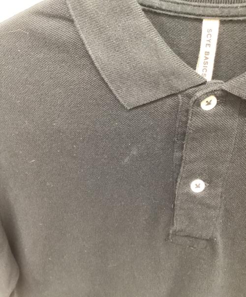 MOUNTAIN RESEARCH（マウンテンリサーチ）MOUNTAIN RESEARCH (マウンテンリサーチ) SCYEBASICS (サイベーシックス) Animal Polo ブラック サイズ:36の古着・服飾アイテム