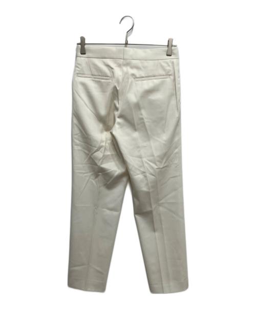 DRAWER（ドゥロワー）DRAWER (ドゥロワー) FALL2 ウールツイルテーパードパンツ アイボリー サイズ:34の古着・服飾アイテム