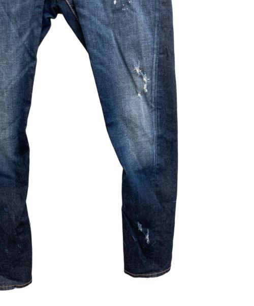 DSQUARED2（ディースクエアード）DSQUARED2 (ディースクエアード) スキニーデニムパンツ インディゴ サイズ:44の古着・服飾アイテム