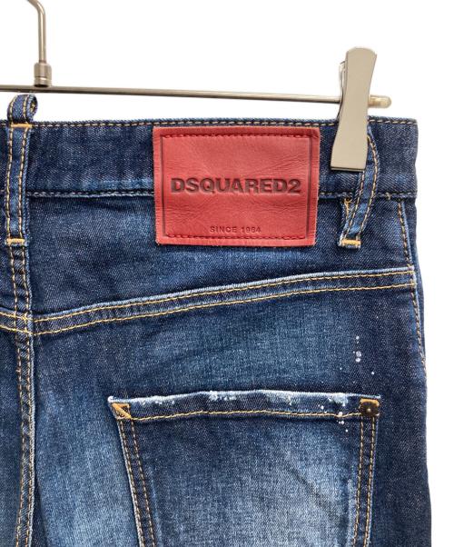 DSQUARED2（ディースクエアード）DSQUARED2 (ディースクエアード) スキニーデニムパンツ インディゴ サイズ:44の古着・服飾アイテム