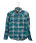 RRL（ダブルアールエル）の古着「ウエスタンシャツ」｜ブルー