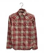 RRLダブルアールエル）の古着「ウエスタンシャツ」｜レッド