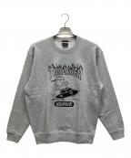 THRASHERスラッシャー）の古着「クルーネックスウェット」｜グレー