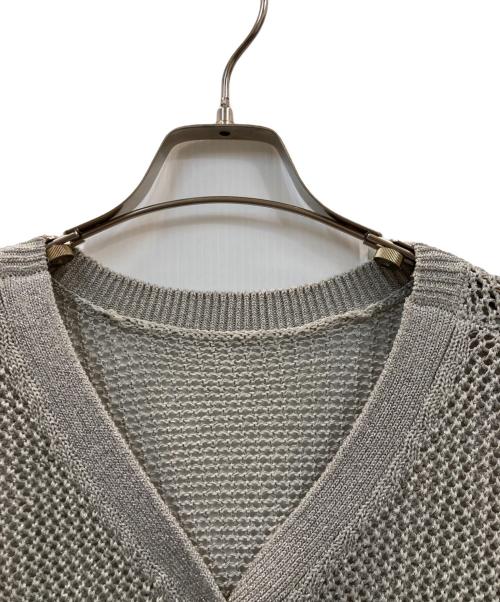 ARPEGE STORY（アルページュストーリー）Arpege story (アルページュストーリー) 2wayメッシュカーデ グレー サイズ:2の古着・服飾アイテム