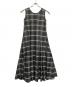 CADUNE（カデュネ）の古着「チェックワンピース」｜グレー