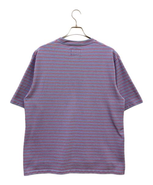 THE NORTHFACE PURPLELABEL（ザ・ノースフェイス パープルレーベル）THE NORTHFACE PURPLELABEL (ザ・ノースフェイス パープルレーベル) Moss Stitch Field H/S Pocket Tee パープル サイズ:Lの古着・服飾アイテム