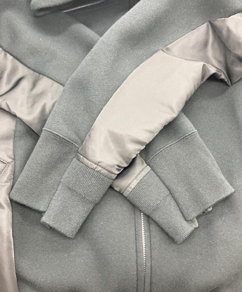 sacai（サカイ）sacai (サカイ) Sponge Sweat × Nylon Twill Hoodie　 ブラック サイズ:3の古着・服飾アイテム